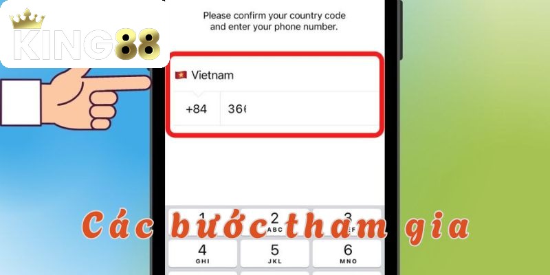 Không cần nhiều thao tác, bạn vẫn có thể tham gia