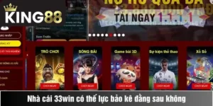 Nhà cái King88 có thế lực bảo kê đằng sau không?
