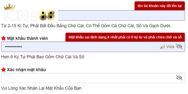 Đăng Ký 2 Cách đăng ký King88 chi tiết từng bước dành cho người chơi