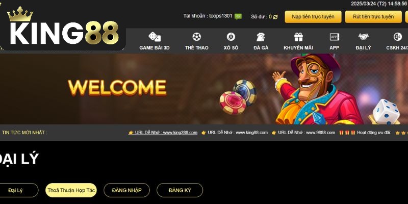 Hợp Tác Đại Lý 2 Lý do nên trở thành đại lý hợp tác cùng King88